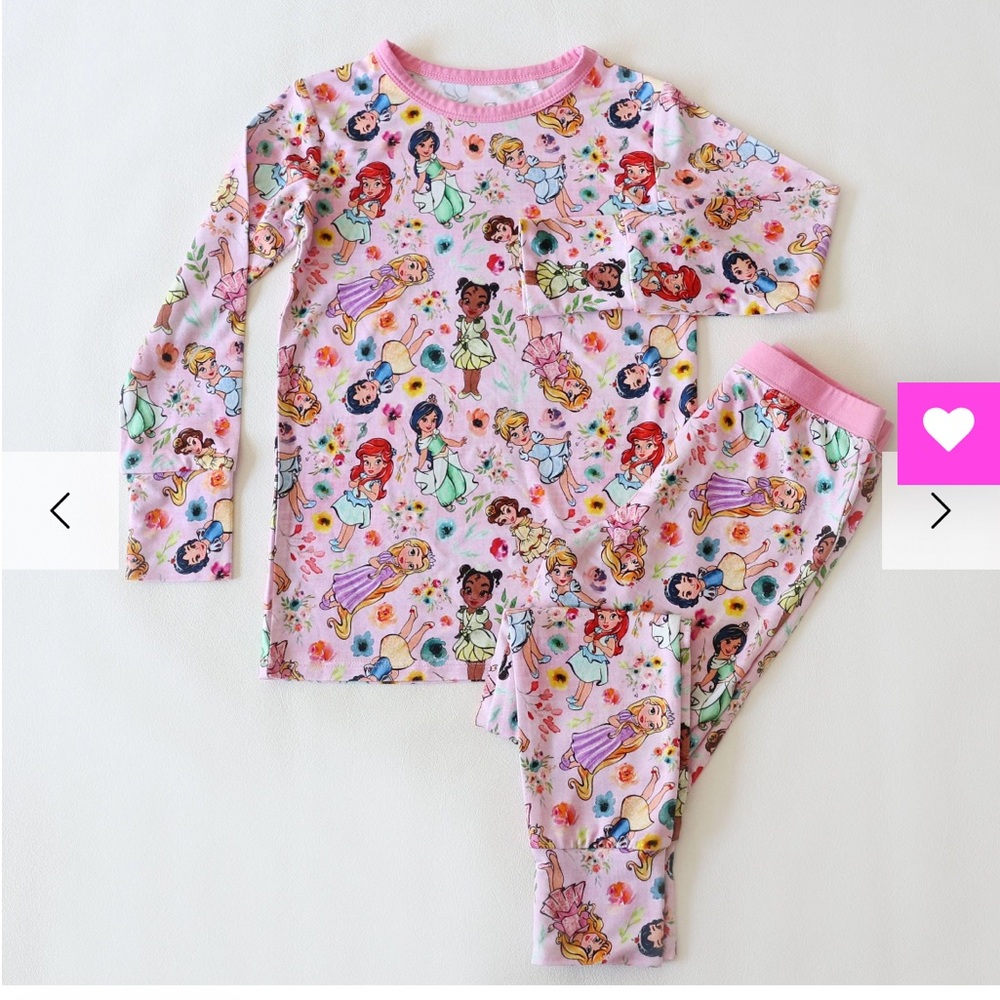 Little snuggles bamboo Disney little princess lounge set